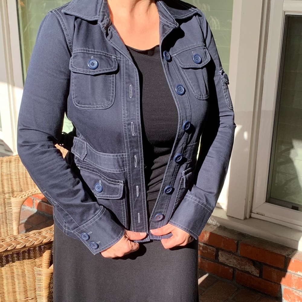 Jcrew Utility Navy Jacket size Xs